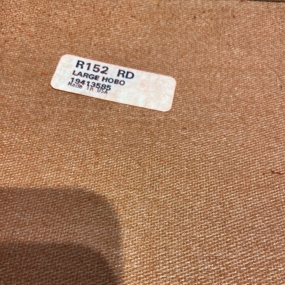 Dooney and Bourke Large Hobo - Red with British Tan - Picture 9 of 11